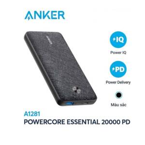 پاور بانک انکر مدل PowerCore Essential 20000 PD A1281