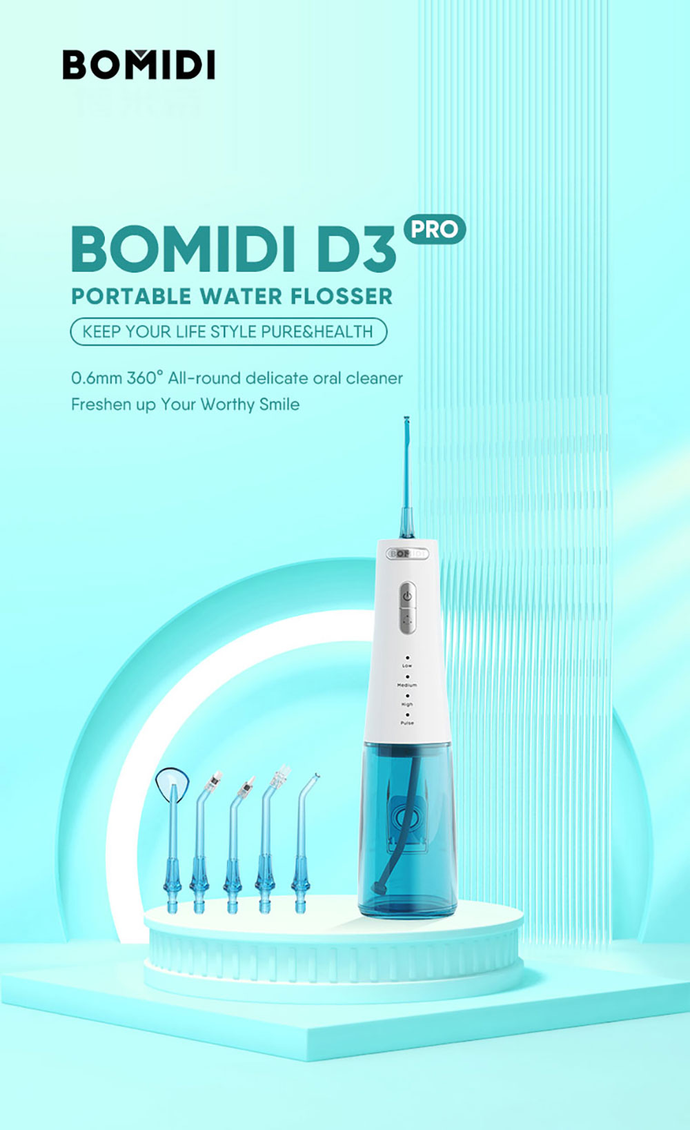 دستگاه شست و شوی دهان و دندان شیائومی Bomidi D3 Pro