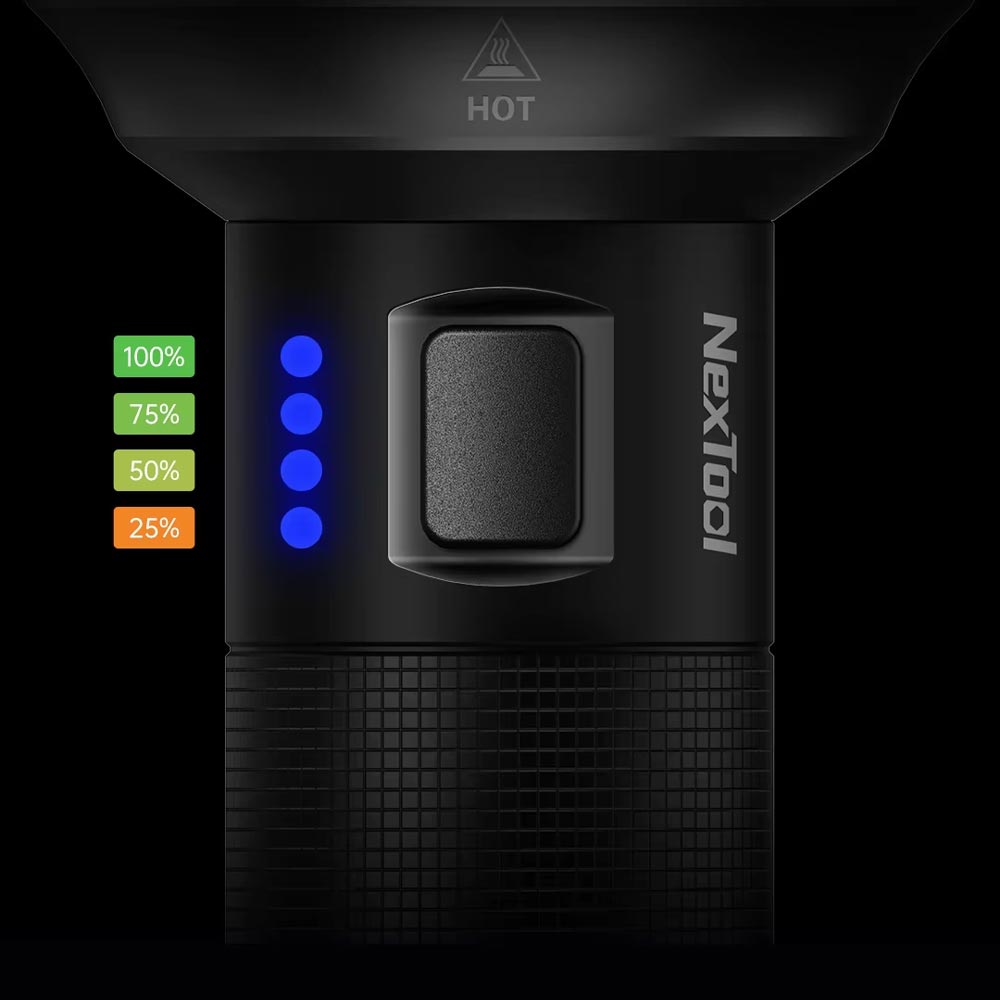12 معرفی چراغ قوه مدل Xiaomi Nextool Thunder Search Flashlight Ne20168