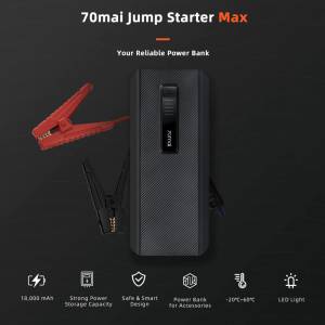 معرفی جامپ استارتر شیائومی 70mai Jump Starter PS06 Max 2021