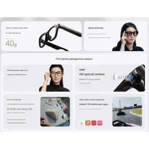 معرفی عینک هوش مصنوعی شیائومی مدل Xiaomi AI Glasses