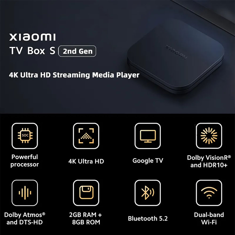 معرفی تی وی باکس شیائومی Mi TV Box S (2nd Gen)