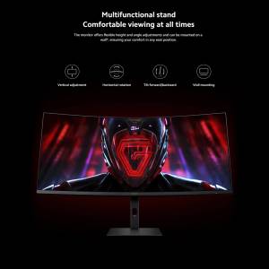 مانیتور منحنی ر شیائومی 34 اینچی مدل Xiaomi Curved Gaming Monitor 34 Inch G34WQi