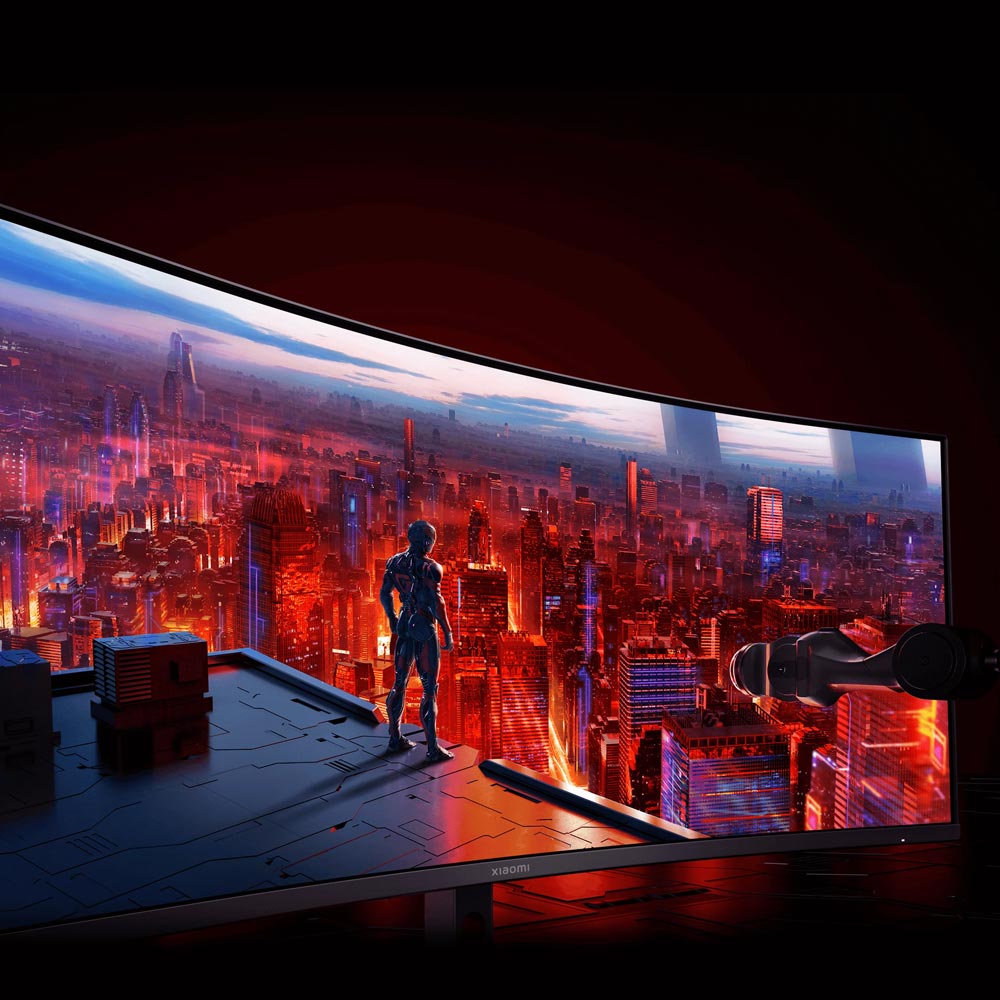 مانیتور منحنی ر شیائومی 34 اینچی مدل Xiaomi Curved Gaming Monitor 34 Inch G34WQi