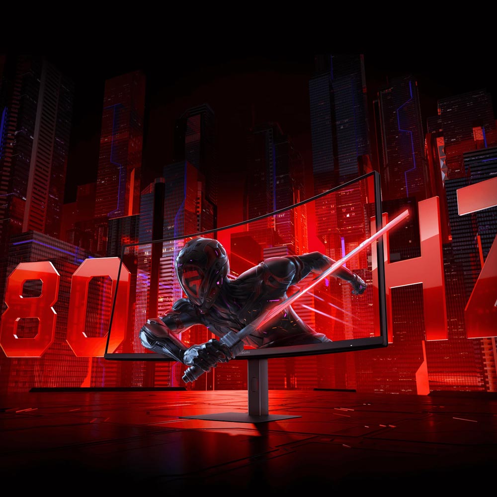 مانیتور منحنی ر شیائومی 34 اینچی مدل Xiaomi Curved Gaming Monitor 34 Inch G34WQi