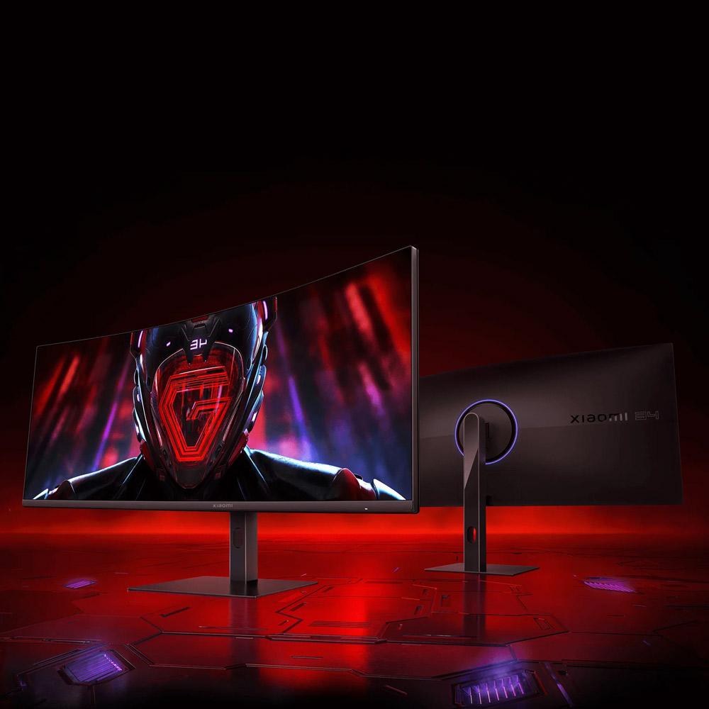مانیتور منحنی ر شیائومی 34 اینچی مدل Xiaomi Curved Gaming Monitor 34 Inch G34WQi