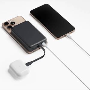 پاوربانک مغناطیسی 33 وات 10000 میلی آمپر شیائومی مدل Xiaomi 33W Magnetic Power Bank 10000 (Integrated Cable) WPB1007MI
