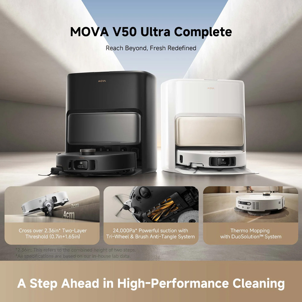 جارو رباتیک مووا مدل Mova V50 Ultra Complete