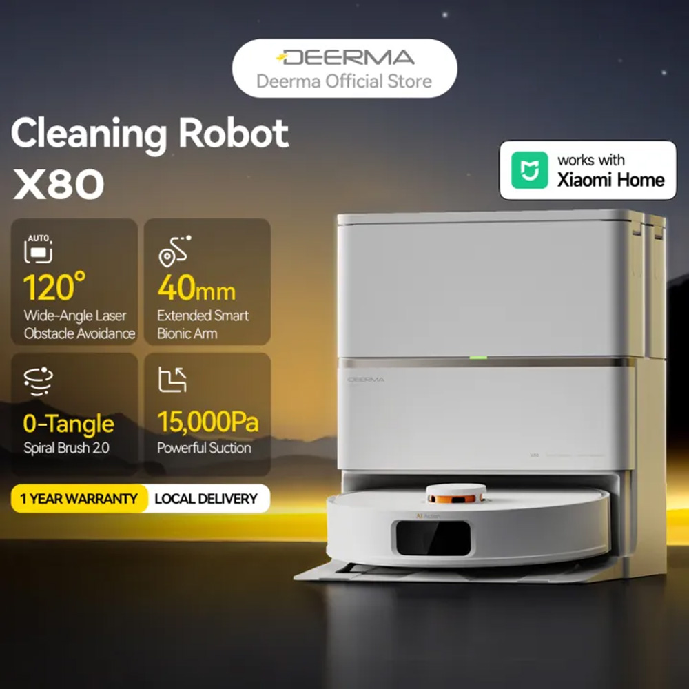 جارو رباتیک درما Deerma X80 Robot Vacuum Cleaner