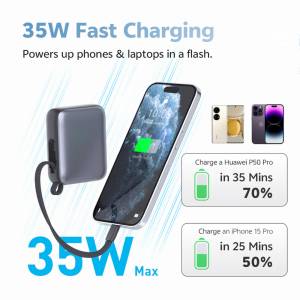 پاوربانک کیو سی وای مدل QCY PB10C 10000mAh 35W