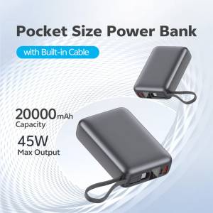 ، پاوربانک کیو سی وای مدل QCY PB20A 20000mAh 45W