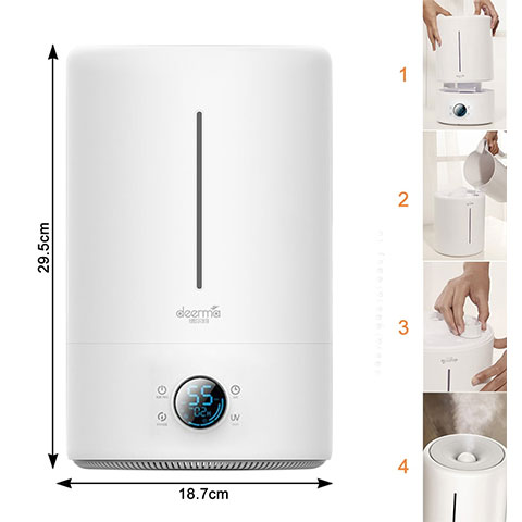 Deerma-Humidifier-DEM-F628S-4-1 دستگاه رطوبت ساز شیائومی Deerma Humidifier DEM-F628S