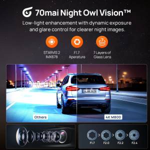 دوربین خودرو شیائومی مدل 70mai M800 Dash Cam Set