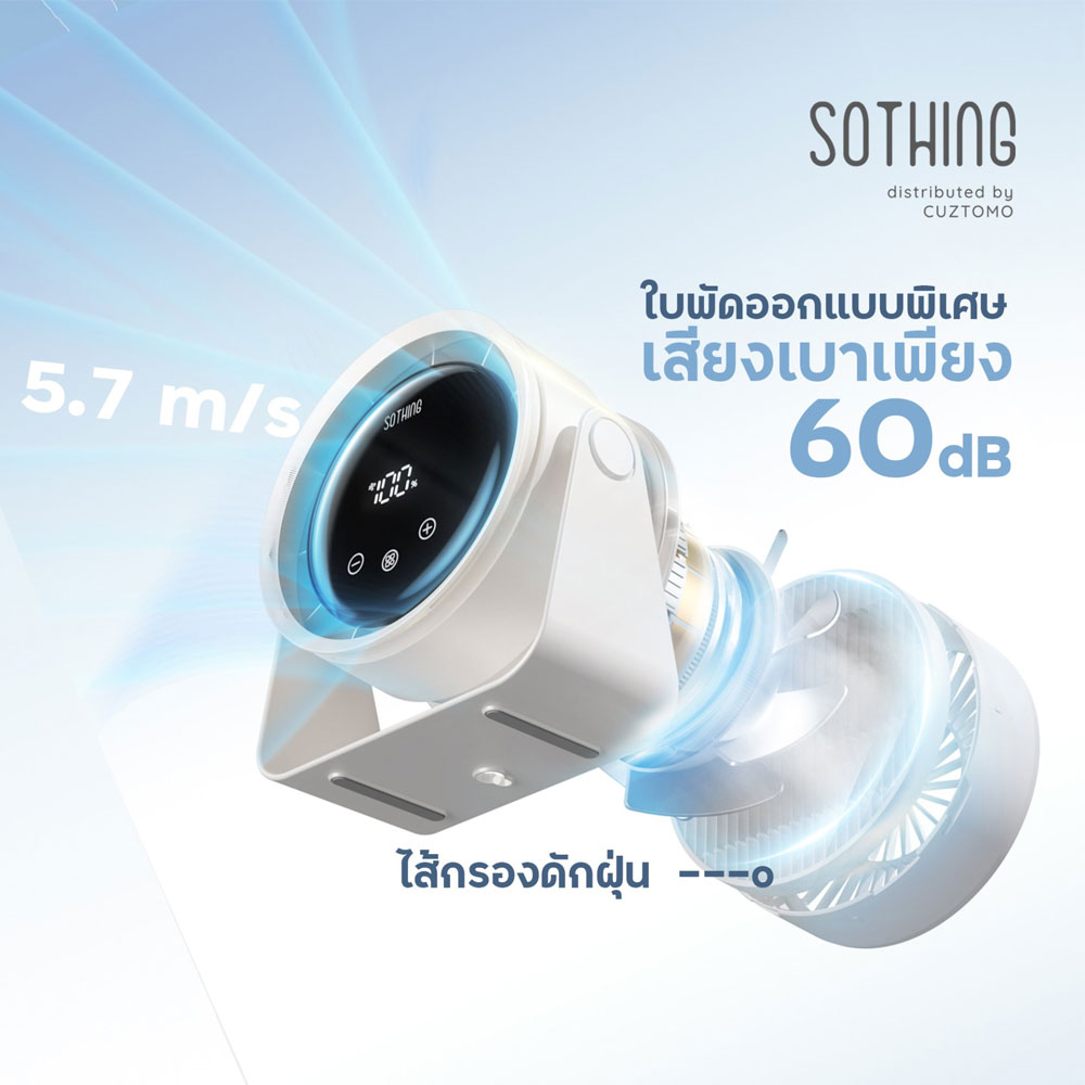 پنکه رومیزی شیائومی یوپین مدل Sothing Desktop Filtering Fan – Air