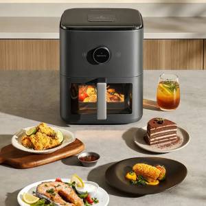 سرخ کن بدون روغن 7 لیتری شیائومی مدل Mijia Smart Steam Air Fryer 7L MAF-ST701