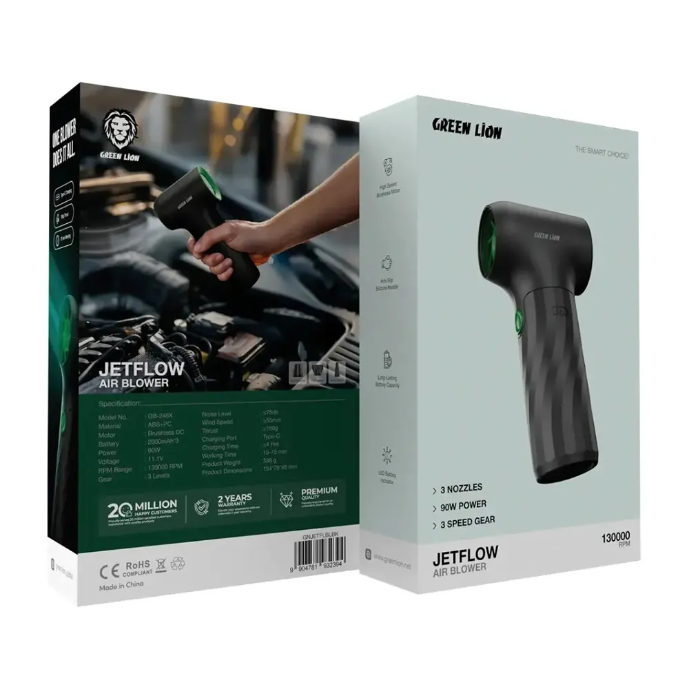 دمنده (جت فن) گرین لاین مدل Green lion JetFlow Air Blower (2) جت فن گرین لاین مدل Green Lion JetFlow Air Blower