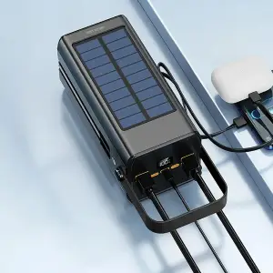پاوربانک خورشیدی 100000 میلی آمپر گرین لاین مدل Green Lion Solar X 100000mah