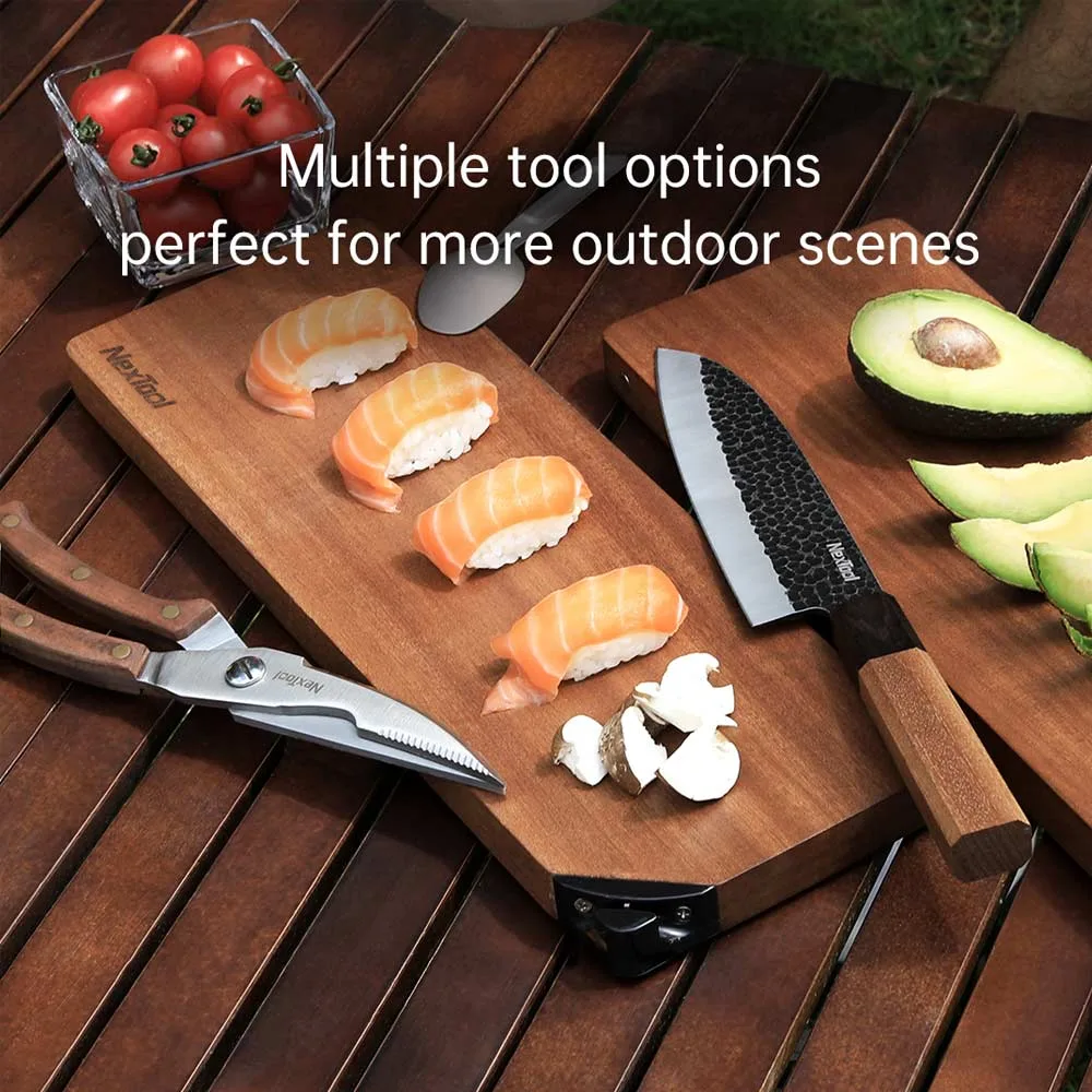 ست چاقو و قیچی مسافرتی شیائومی NexTool NE20171 Camp Chef Cookware