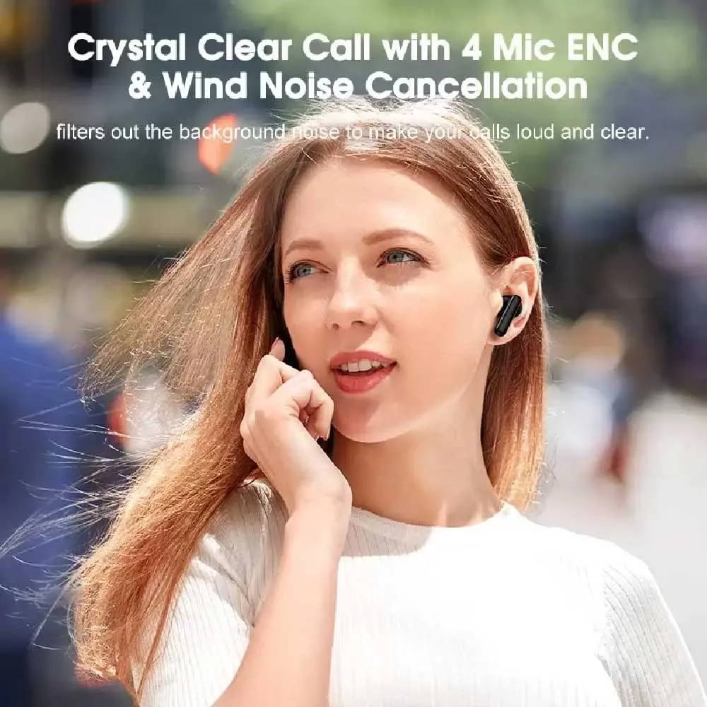 طراحی ارگونومیک ایربادهای In-Ear هندزفری نویز کنسلینگ QCY T13 ANC 2